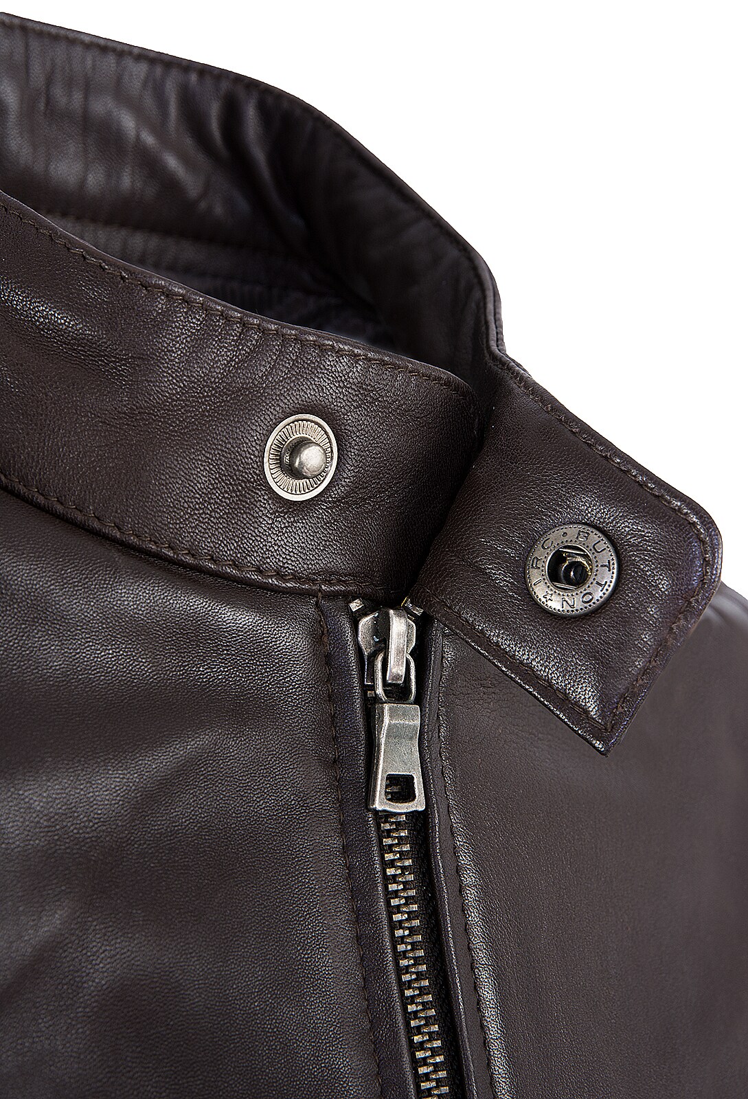 Rock Creek Lederjacke Regular Fit