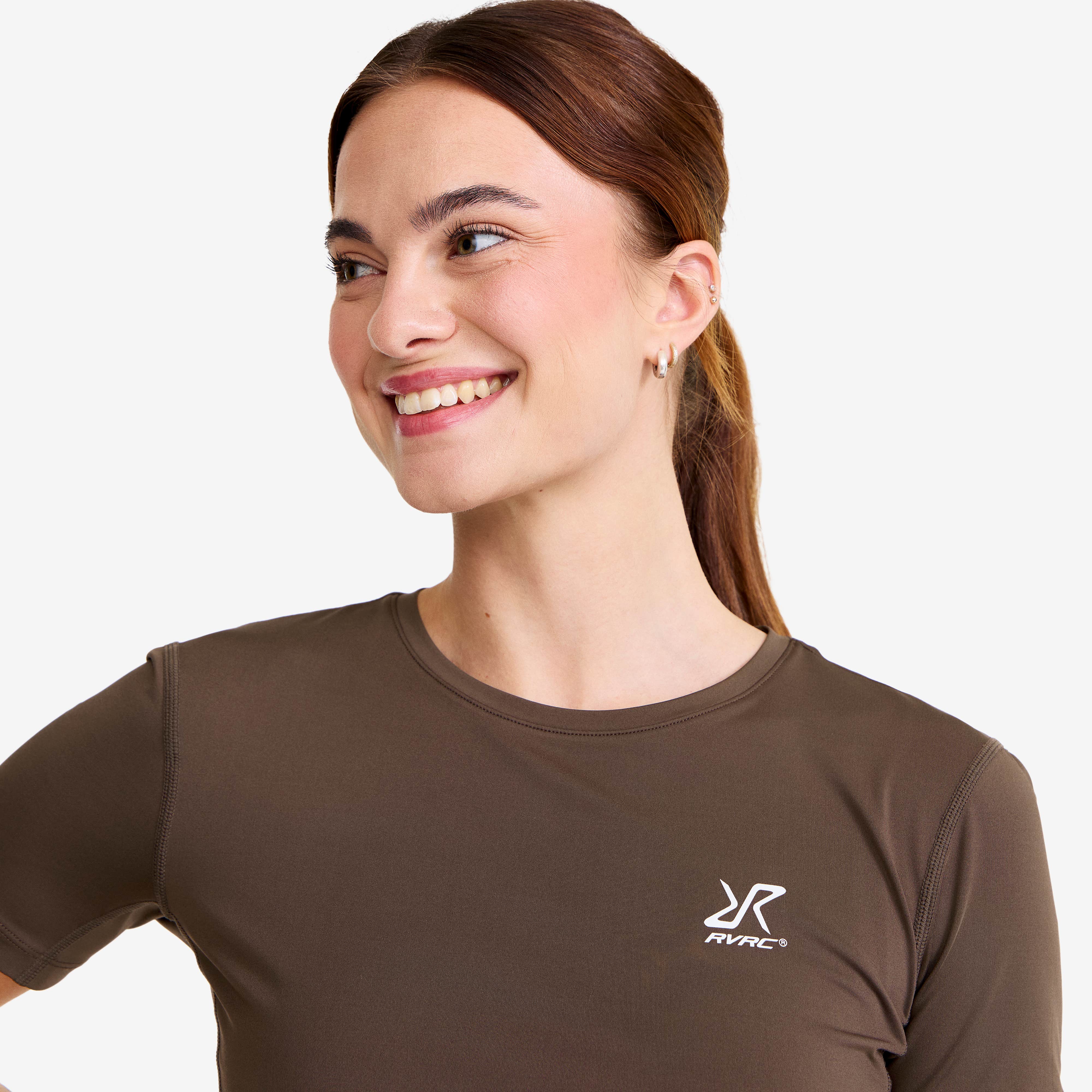 Stride Active T-shirt  Dame Hot Fudge