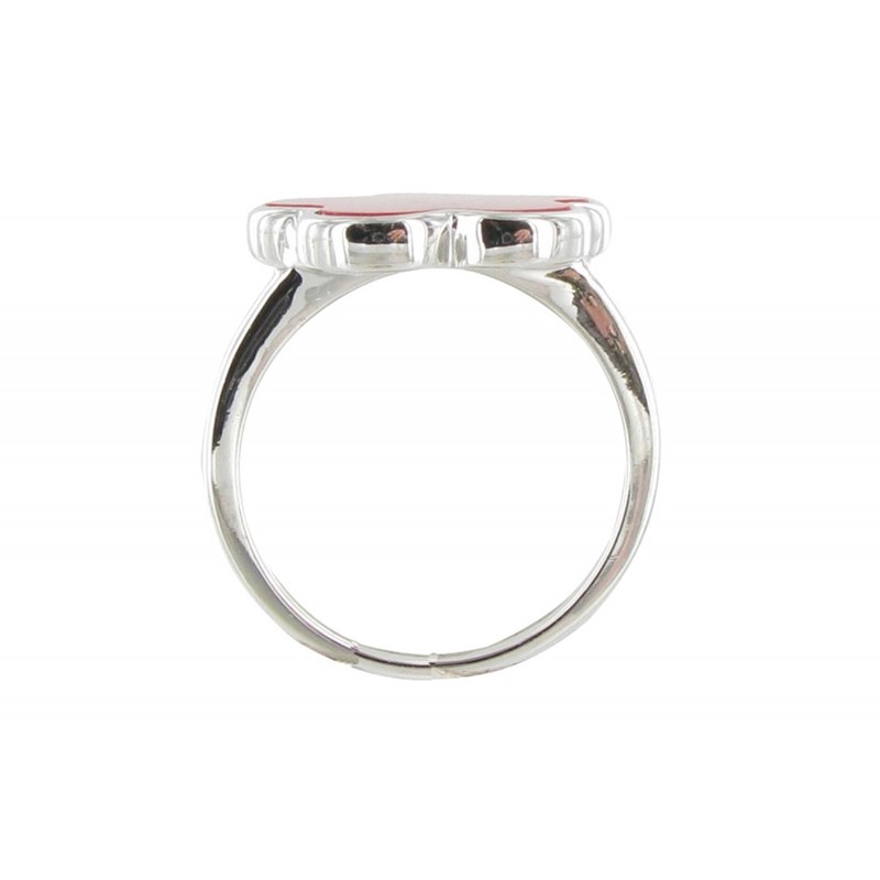 Bague Argent Chance et Corail