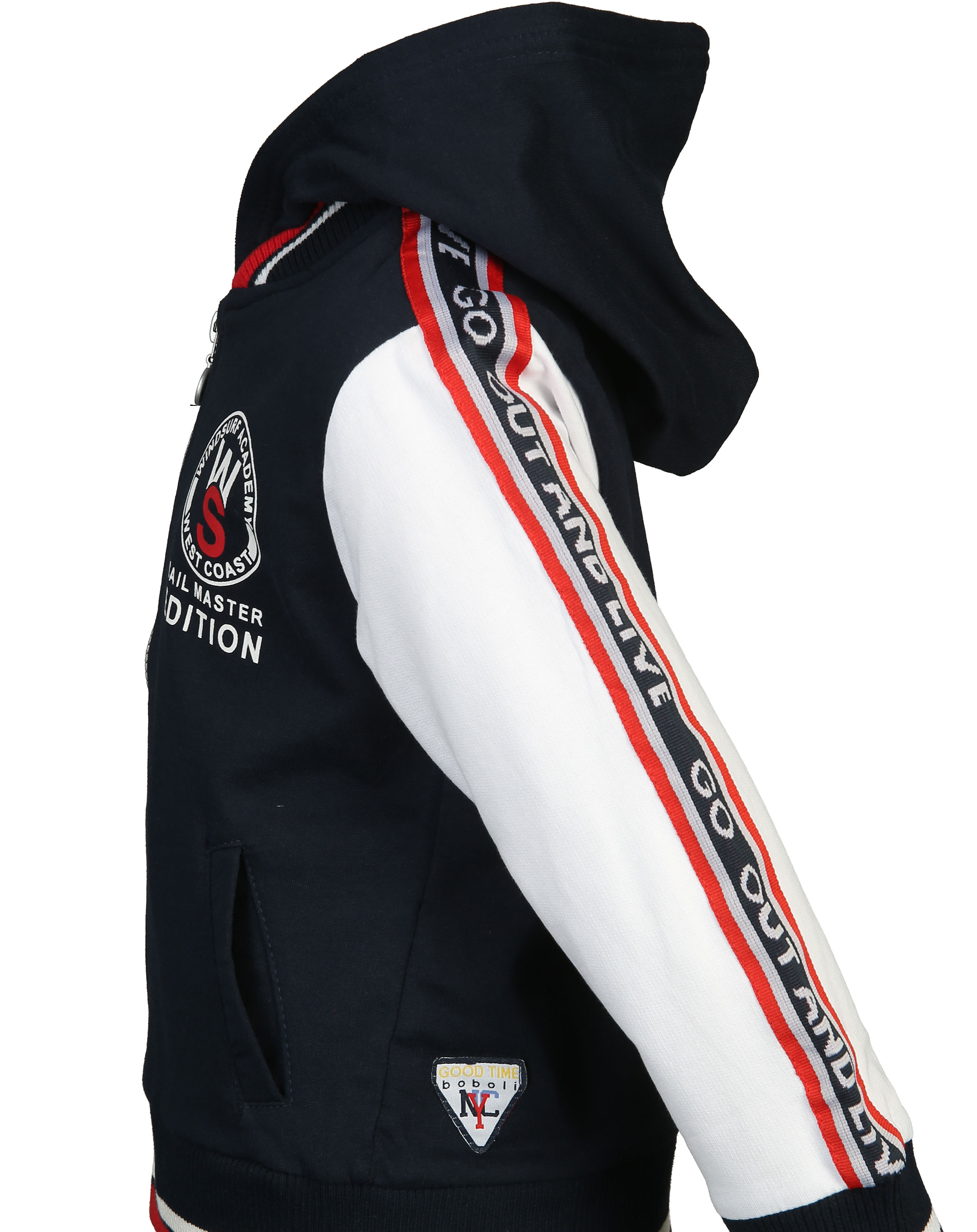 Kapuzen-Sweatjacke SAIL MASTER in marine
