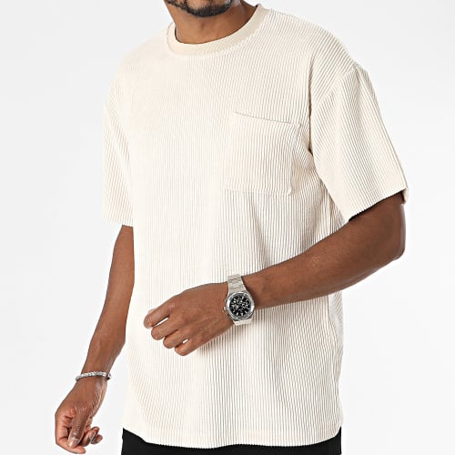 Tee Shirt Poche Beige