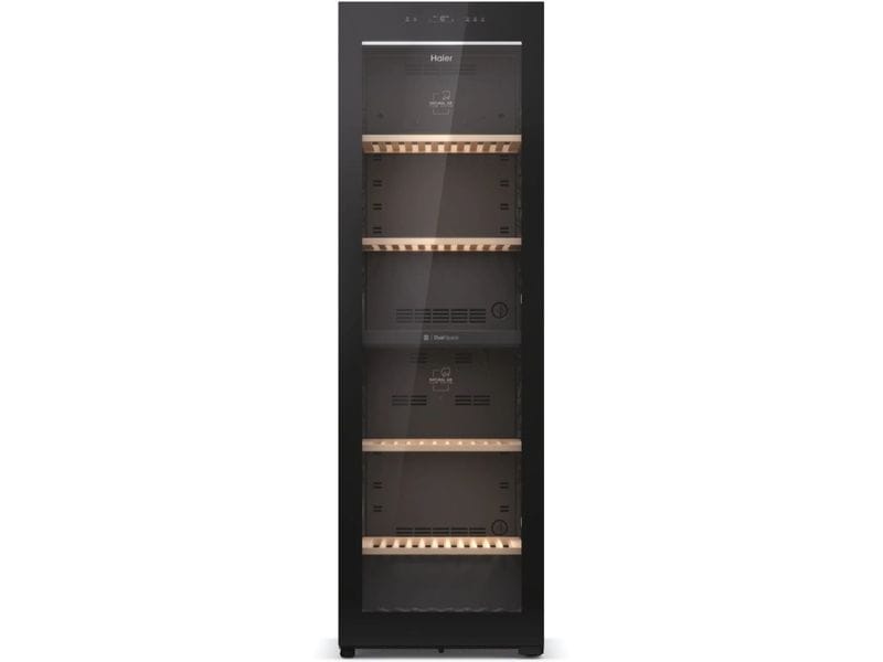 Haier Weinklimaschrank HWS236GDEH1 Schwarz, Rechts, Wechsel Weinkühlschrank