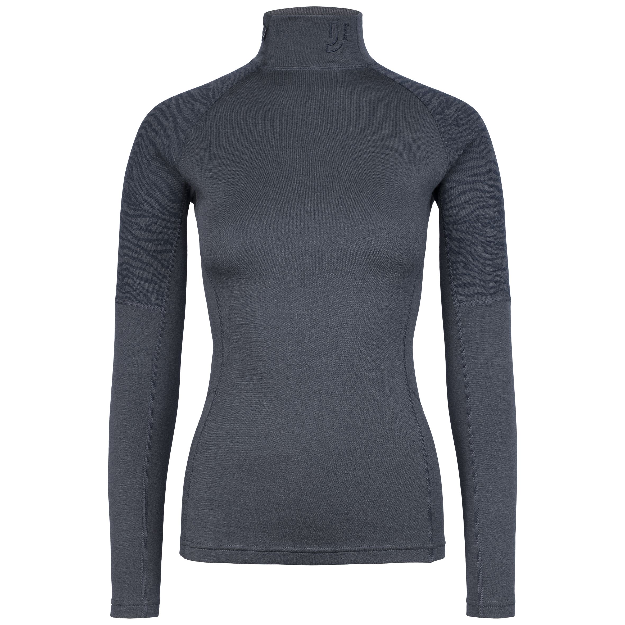 johaug elevate uld half zip langaermet baselayer t shirt dame 343 210666 dark blue