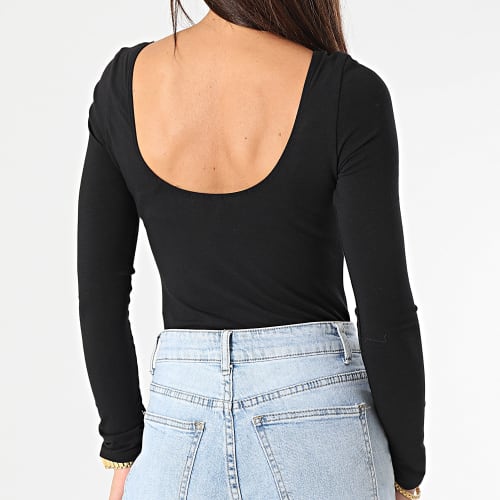 Body Manches Longues Femme O3BM03 Noir