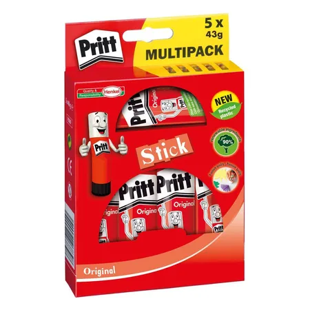 Pritt Klebestifte Multipack 5 Stück je 43 g