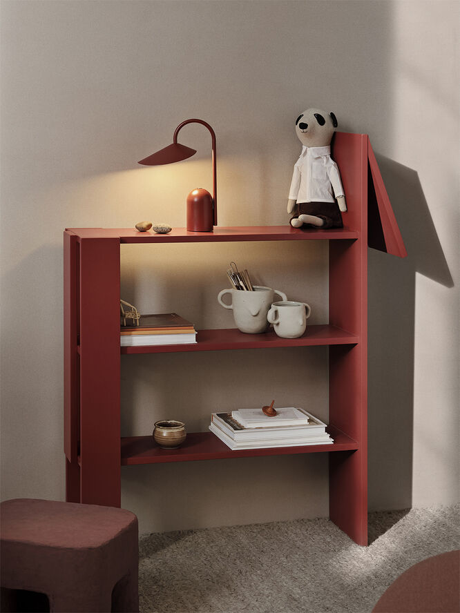 ferm LIVING Arum Portable Lamp - Oxide Red Oxide red