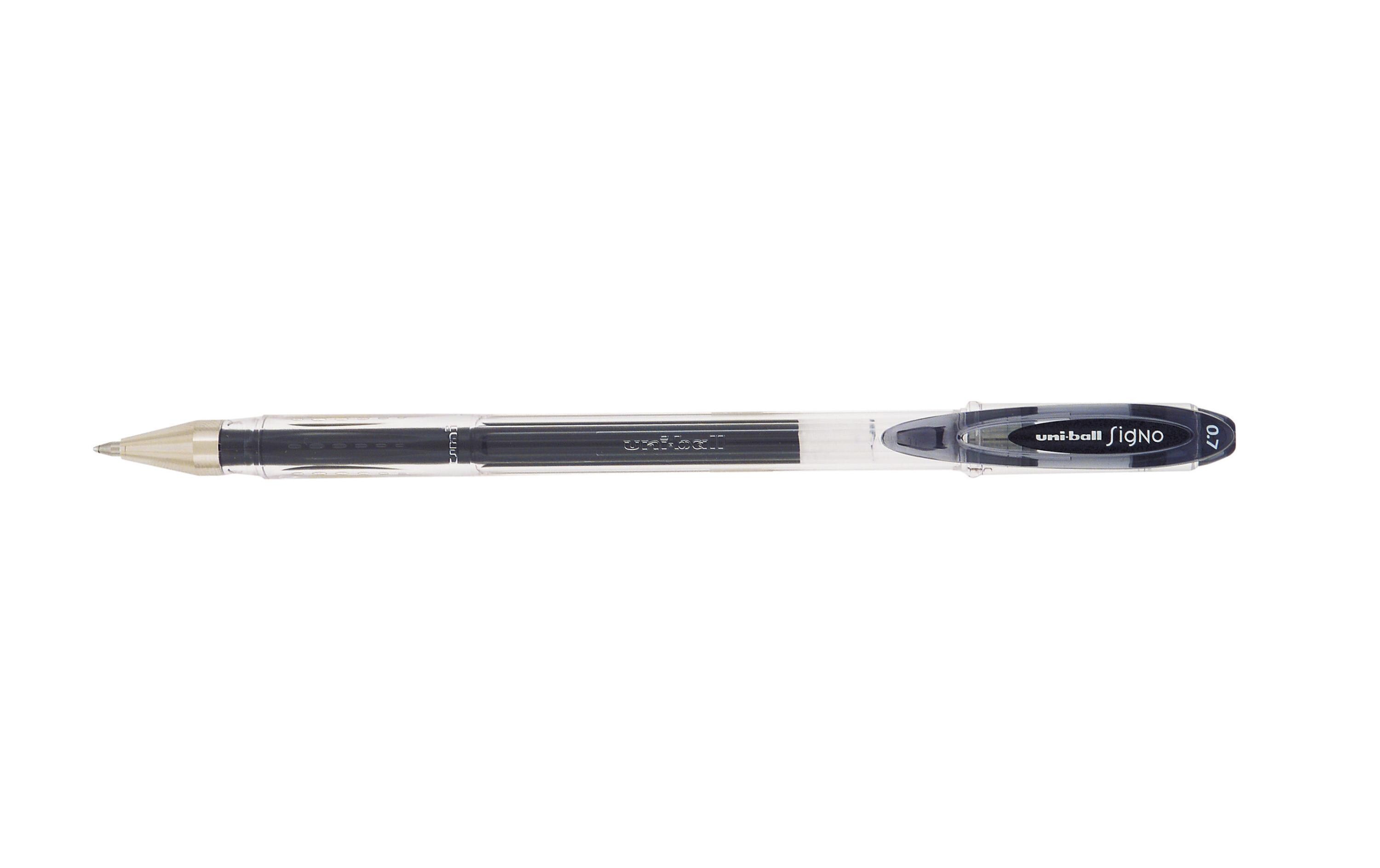 Gelschreiber Uniball Signo Gel-Ink Standard 0.7 mm SchwarzGel-Tintenroller