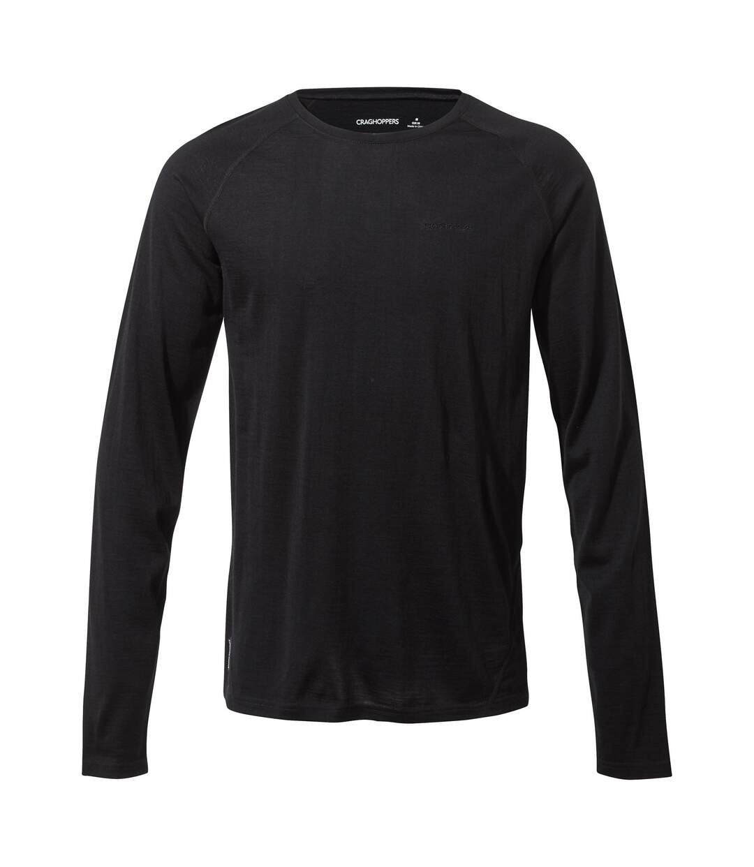 Craghoppers Top Baselayer II à col ras du cou et à manches longues pour hommes (Noir) - UTCG1207