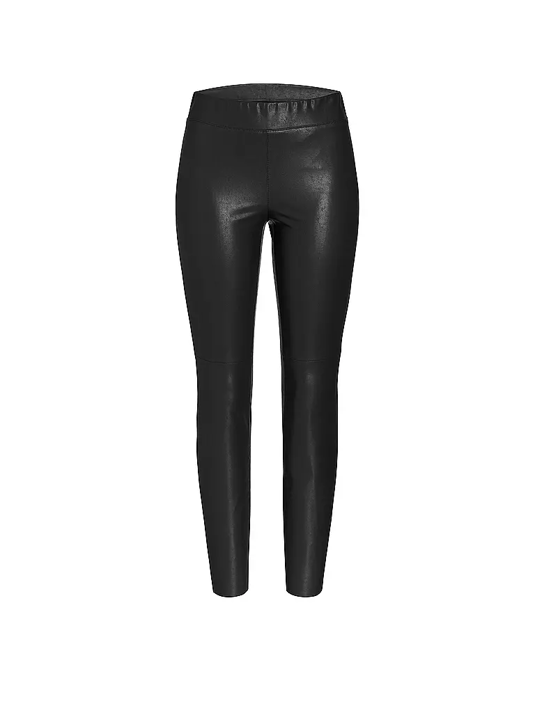 CAMBIO Hose in Lederoptik Randa schwarz