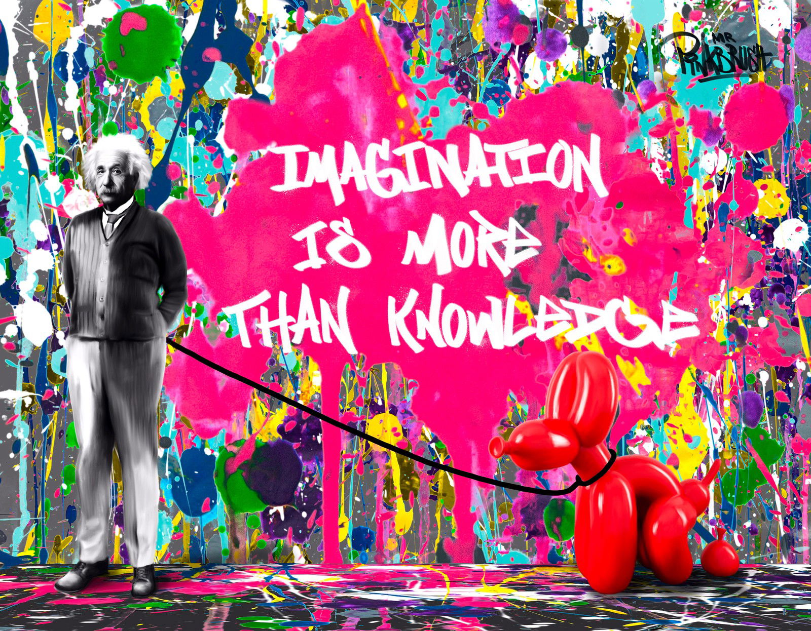 Imagination by Mr. Pinkbrush - Limited Edition. Edition of: 150. Signed.