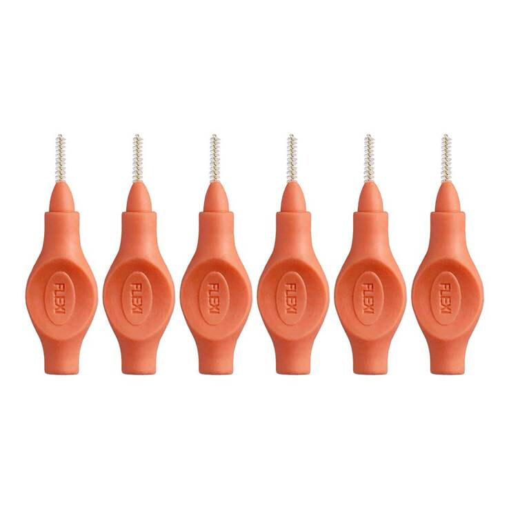 Tandex Flexi Interdentalbürste tangerine orange PHD0.8 / ISO1, 6X1 St