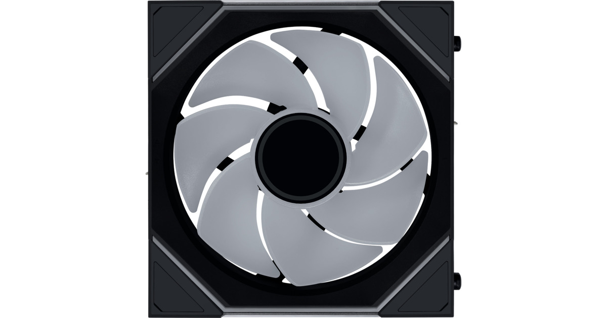 Lian LiUNI FAN SL-INFINITY 120 Wireless Reversed Blade RGB case fan  (Zwart, 120 x 122 x 25 mm, PWM)