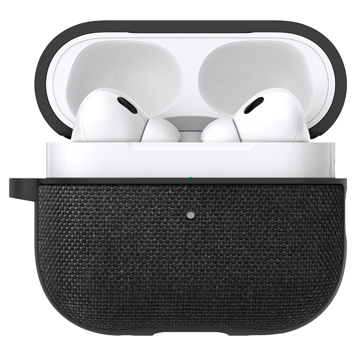 AirPods Pro 2 / AirPods Pro Urban Fit Hardcase Schutzhülle Abdeckung mit Schlüsselring (ACS05483) - Schwarz
