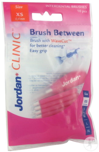 Jordan Clinic Brush Between Brossettes Interdentaires Taille XS 10 Pièces
