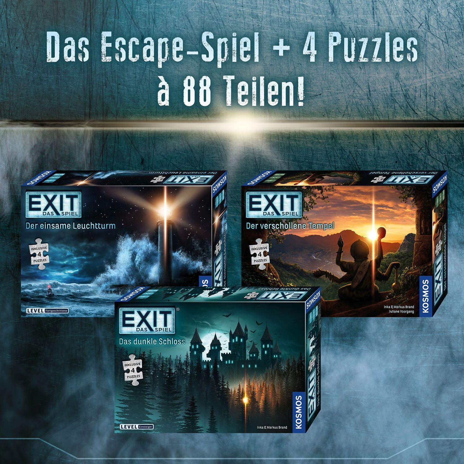 Gesellschaftsspiel EXIT Das Spiel + Puzzle – Der verschollene Tempel
