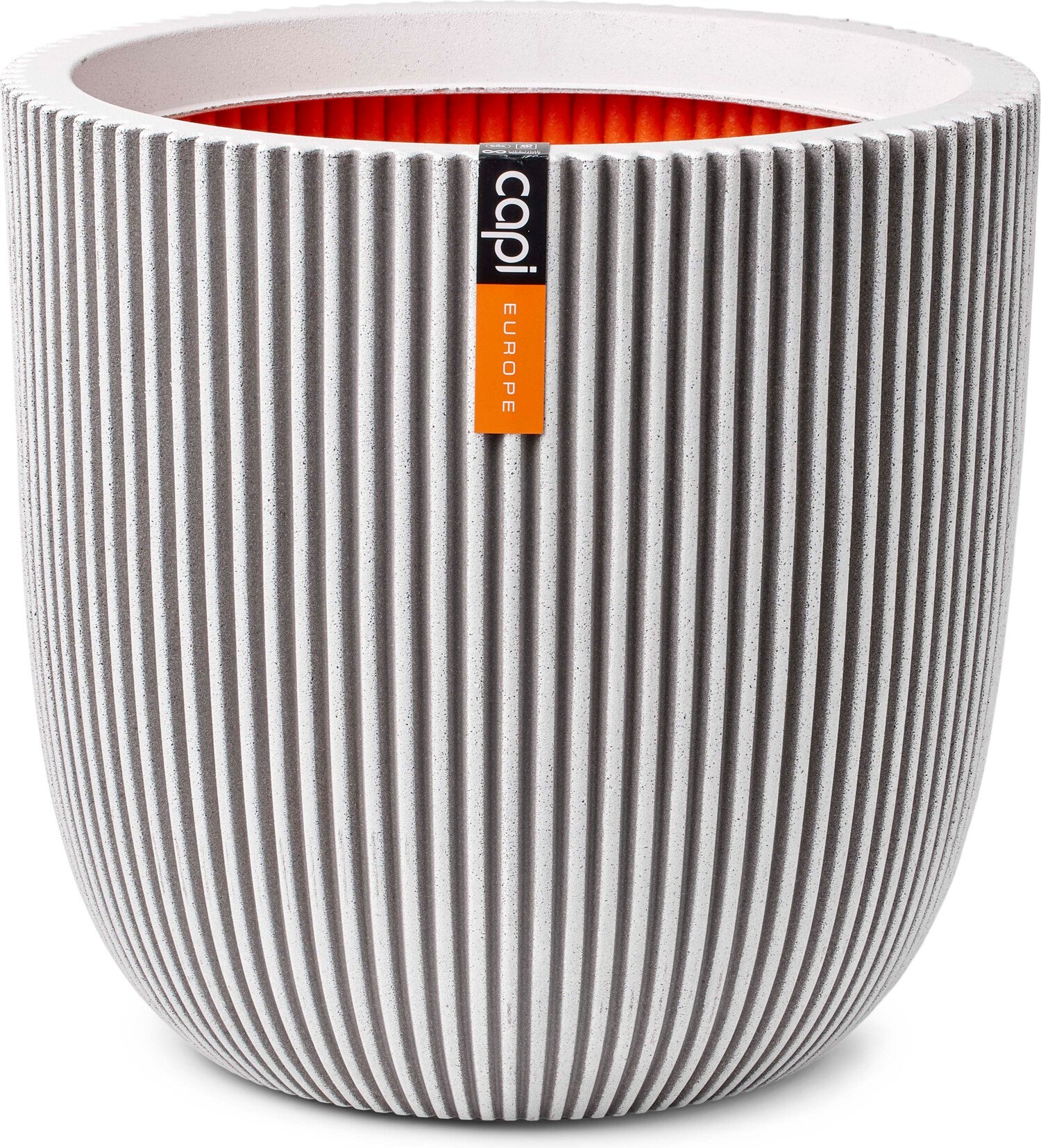 Capi Europe bloempot Groove wit D 35 H 34 cm