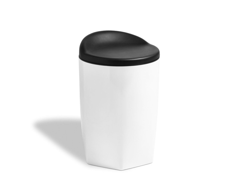 LIVARNO LIVING® hocker, 33,5 x 53 cm, met opbergruimte en handgreepgat, gemaakt van kunststof