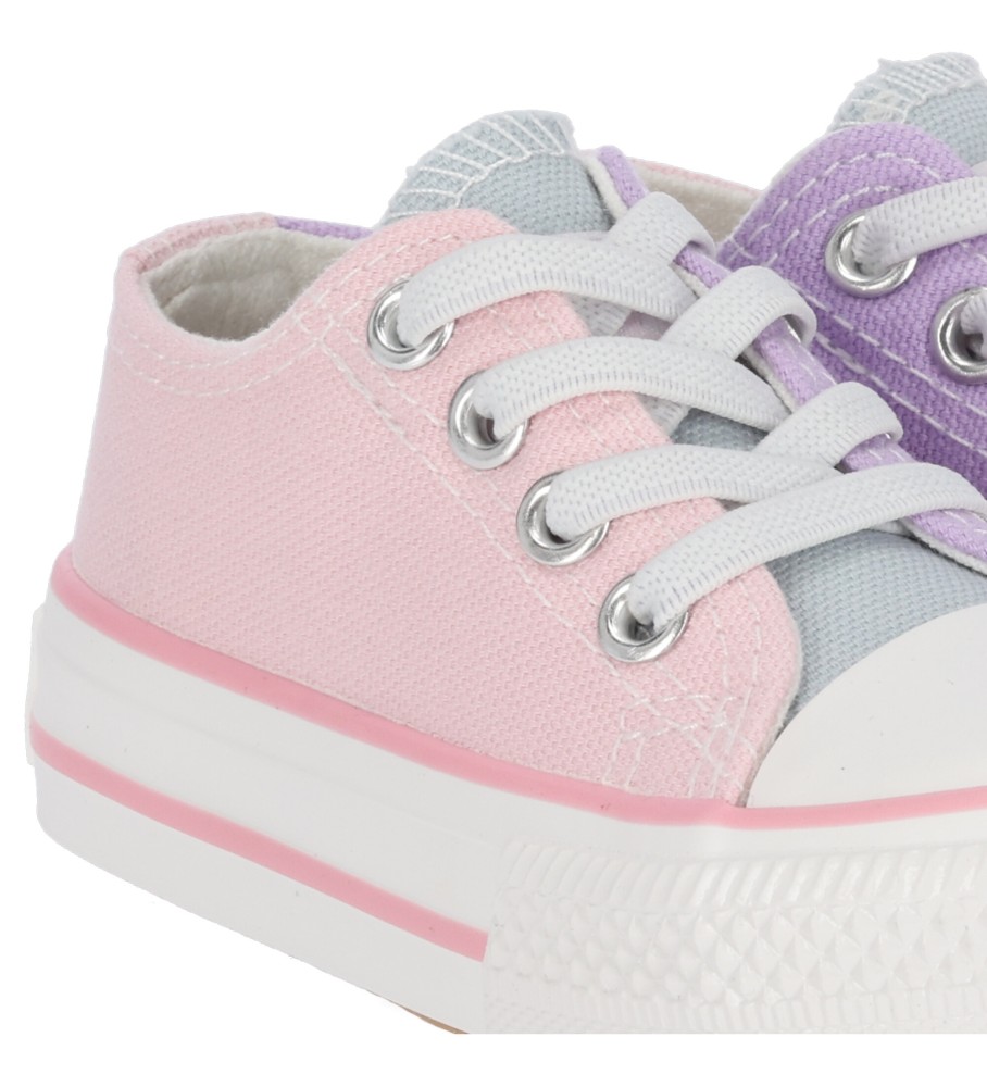 Tênis infantil Chika10 Lito, tamanho 28, rosa.