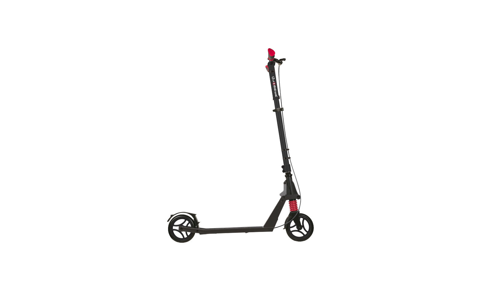 Globber One K 165 klappbarer Scooter mit Handbremse Silber