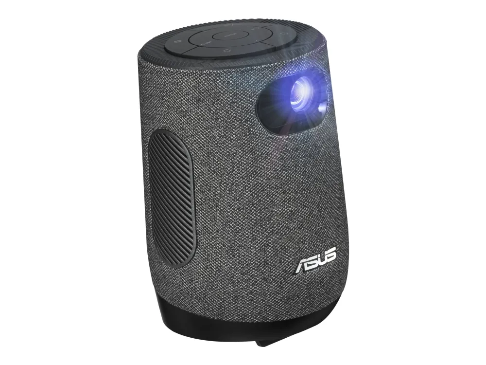 ASUS ZenBeam Latte L1 - DLP-projektor - LED - 300 lumen - 1280 x 720 - 16:9 - 720p - kort kast fikseret objektiv - Wi-Fi / Bluetooth - grå, sort