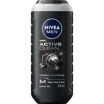 Nivea Men Active Clean Shower Gel 250 ml
