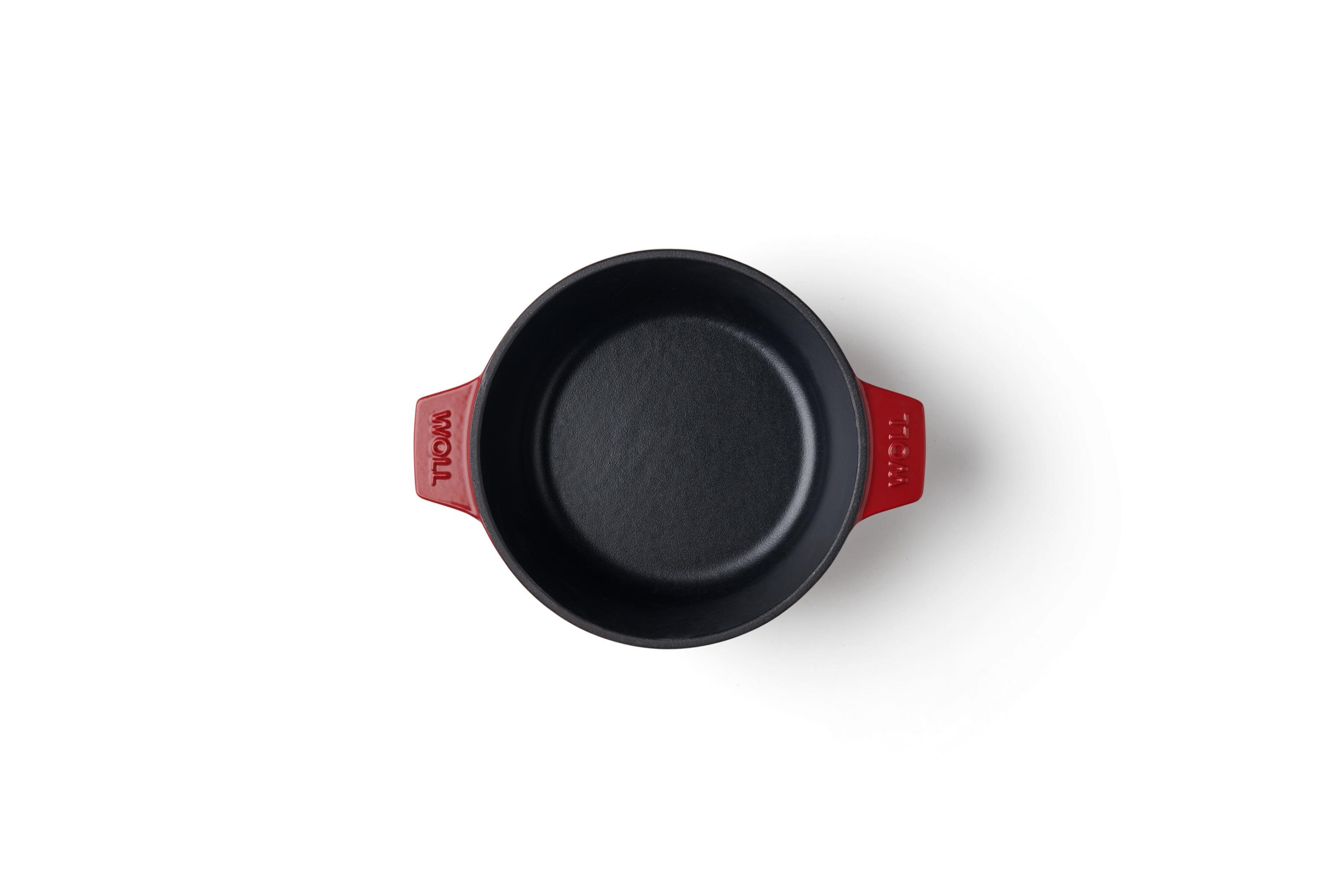 Iron Gusstopf- und Servierpfannen-Set, Ø 18cm - Farbe: Chili Red