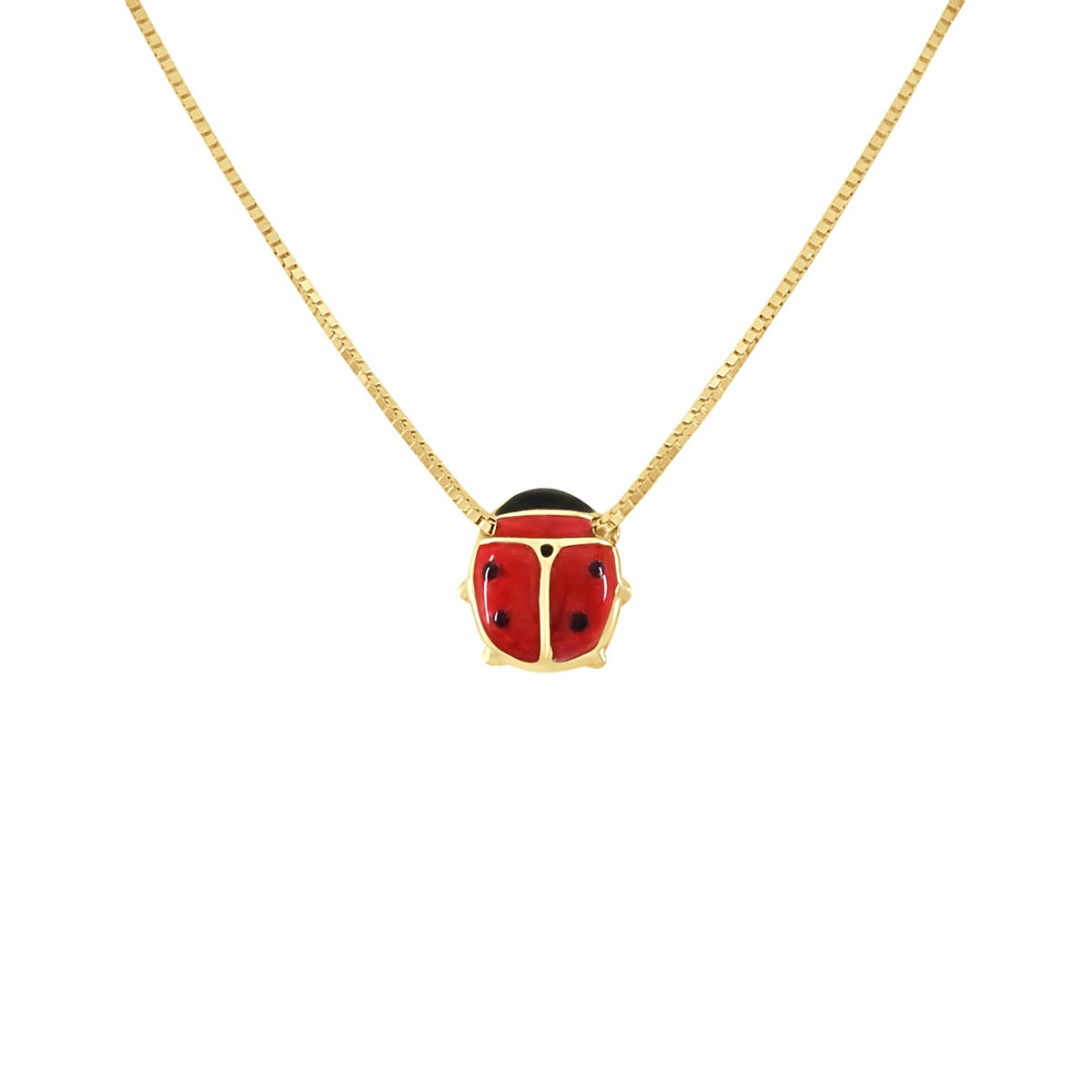 Collier COCCINELLE - Or Jaune