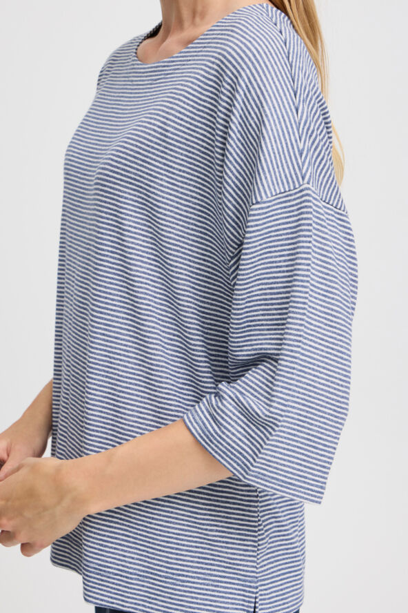 Fransa FRCISCO TEE 1 Vintage indigo mix