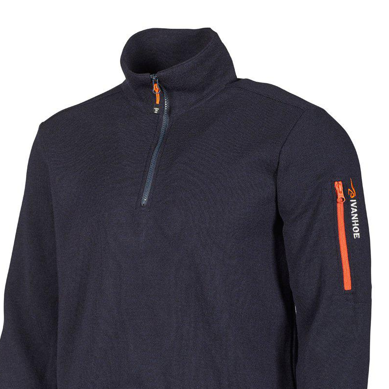 Ivanhoe Hadar Half Zip blauwe heren  vest