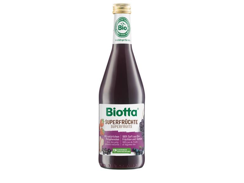 Biotta Säfte Superfrüchte Bio 0.5 l Fruchtsaft aus erntefrischen Bio-Früchten