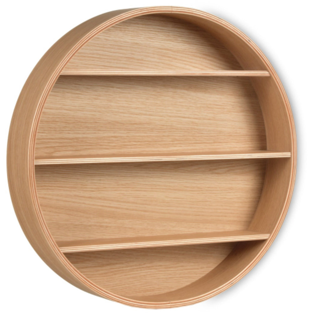 Køb Curve Lab Natural Round Hylde