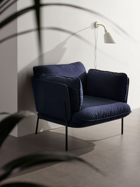 &tradition Bellevue wandlamp zwart