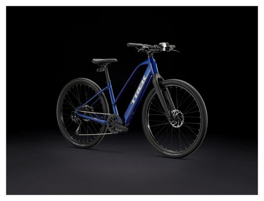 Vélo de Fitness Électrique Trek Dual Sport  2 Stagger Shimano Altus 9V 250 Wh 650 mm Bleu