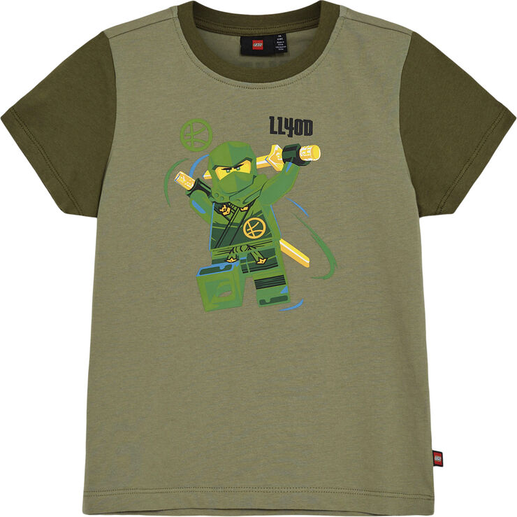 LEGO kidswear-LEGO børnetøj LWTANO 606 - T-SHIRT S/S Light olive green