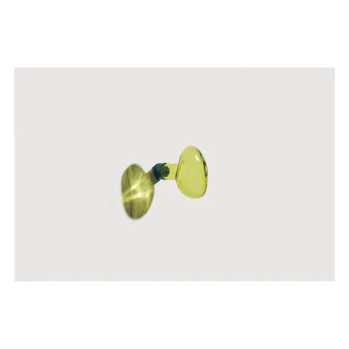 Petite friture Patère en verre Bubble petite | Vert