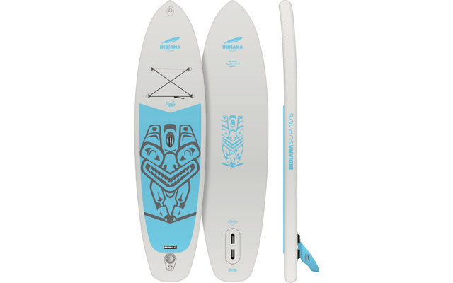 Indiana 11'6 Family Pack Stand Up Paddling-Board inkl. Paddel und Luftpumpe