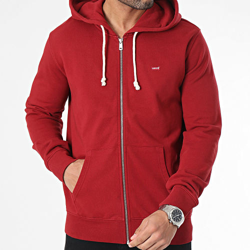 Sweat Zippé Capuche 34584 Bordeaux