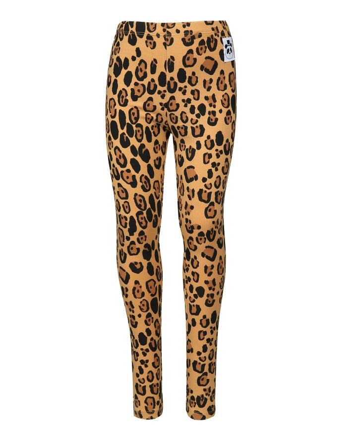 Leggings BASIC LEOPARD in braun