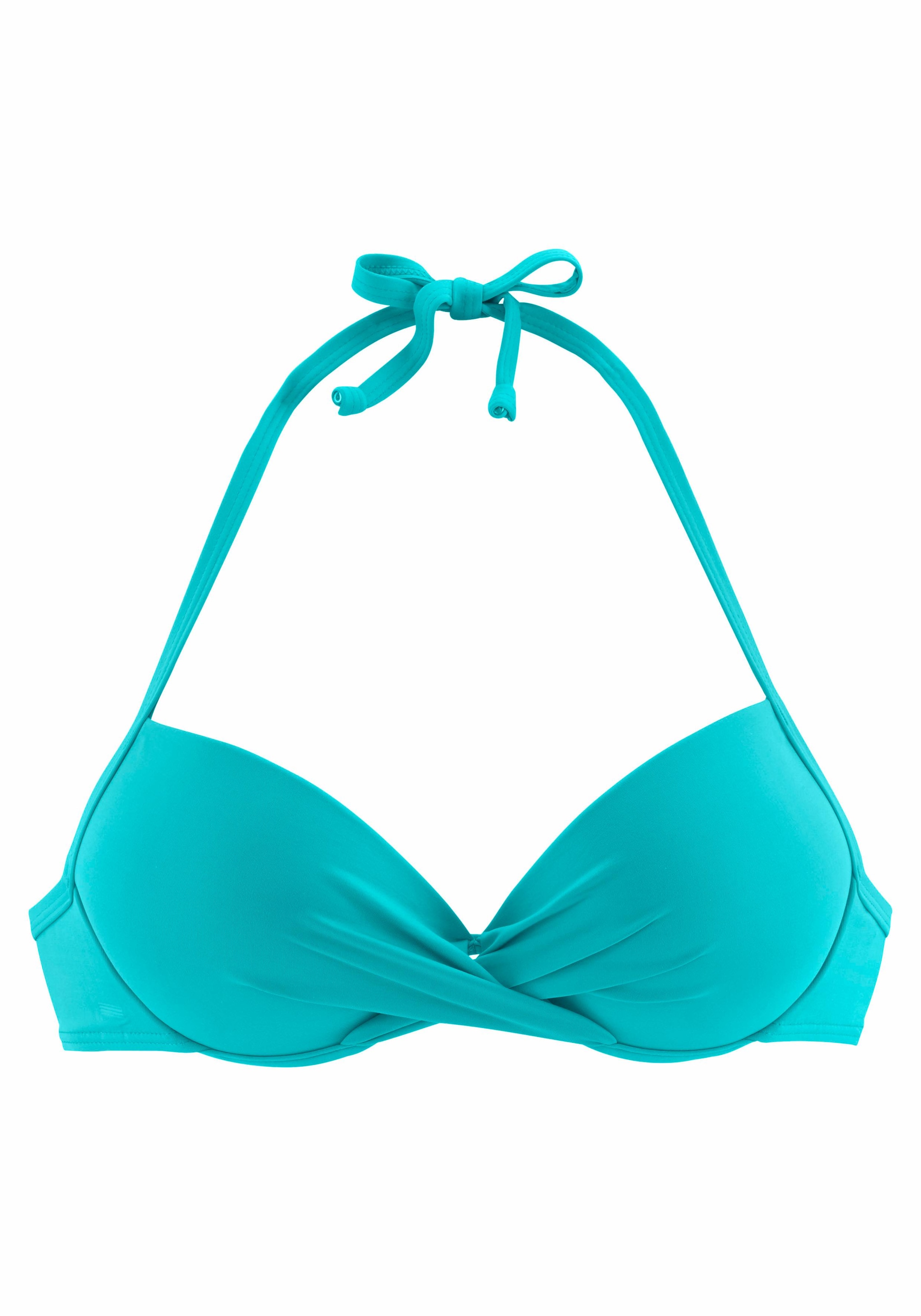 s.Oliver Push-Up-Bikini-Top »Spain« in Wickeloptik