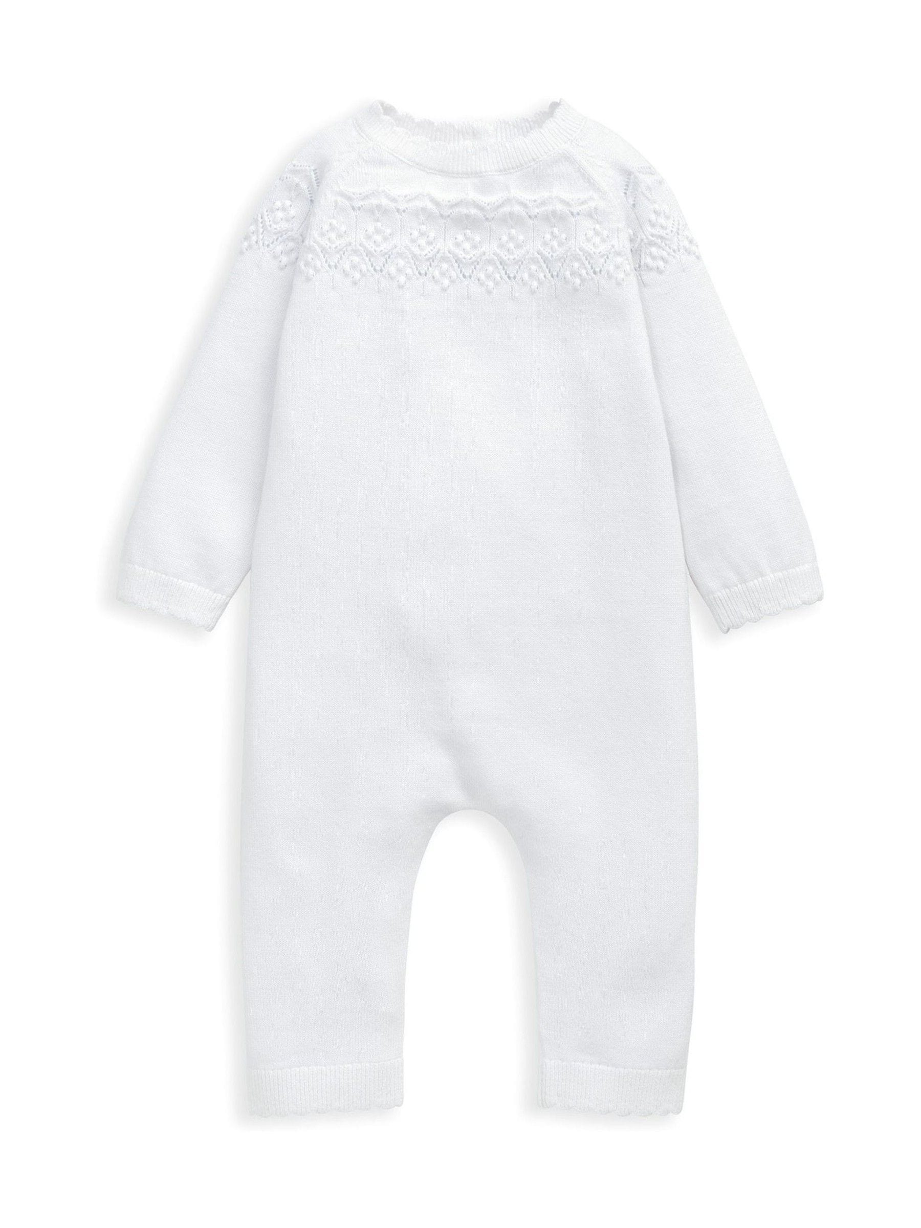 Mamas & Papas Pointelle Knitted Romper