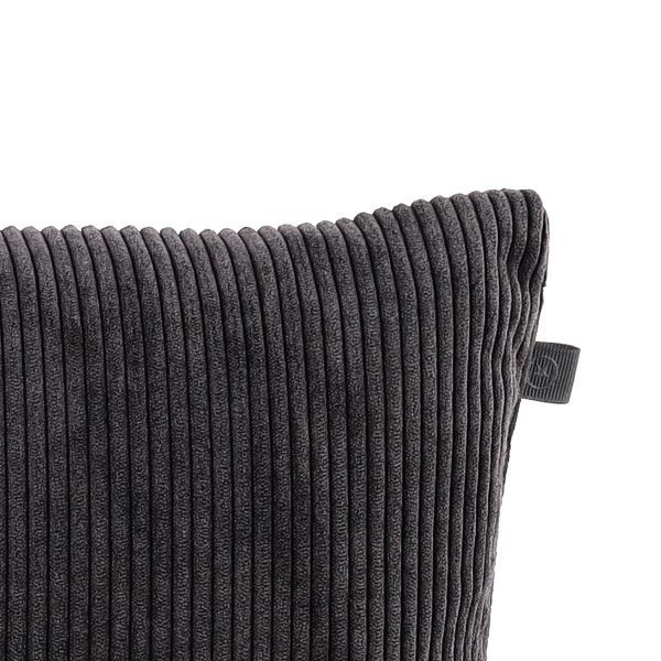 Overseas Rib Kussen - 45 x 45 cm - Smoke