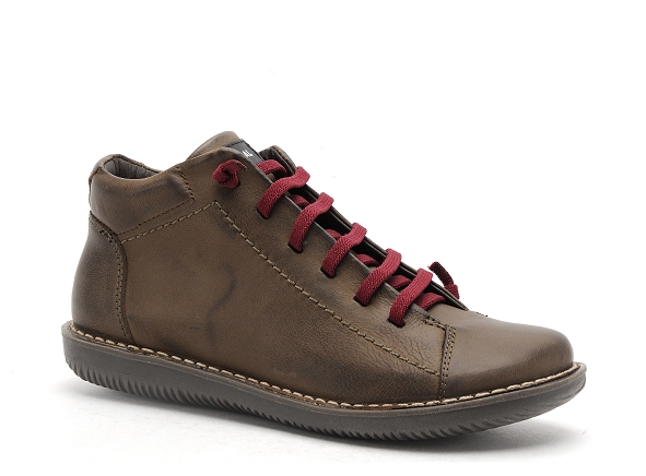 Chacal boots bottine plates femme 6405 kaki