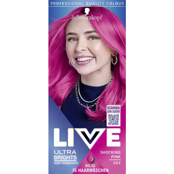 Ultra Brights Haarfarbe 093 Shocking Pink