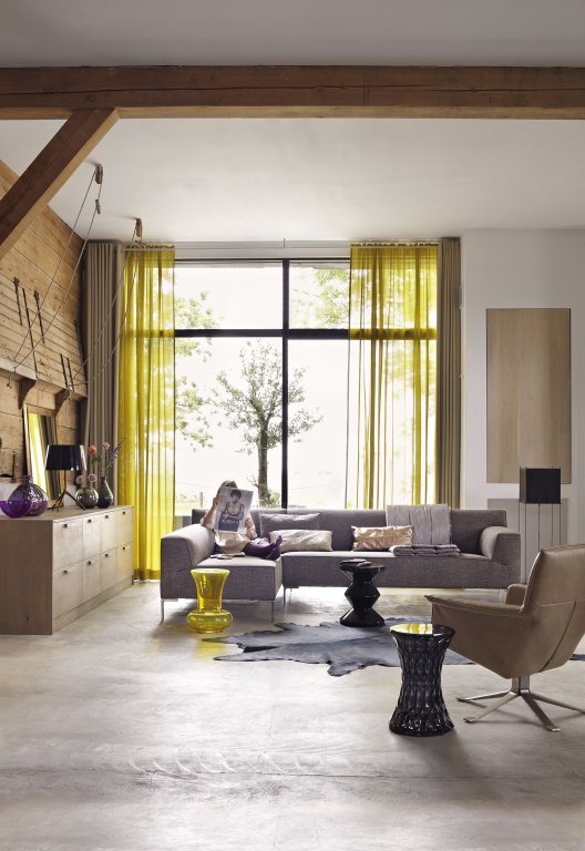 Design on Stock Bloq bank 3-zits 1-arm chaise longue Senna 460 Cream