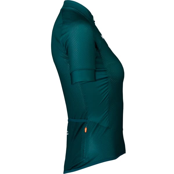 Maillot vélo POC W'S ESSENTIAL ROAD LOGO JERSEY DIOPTASE BLUE