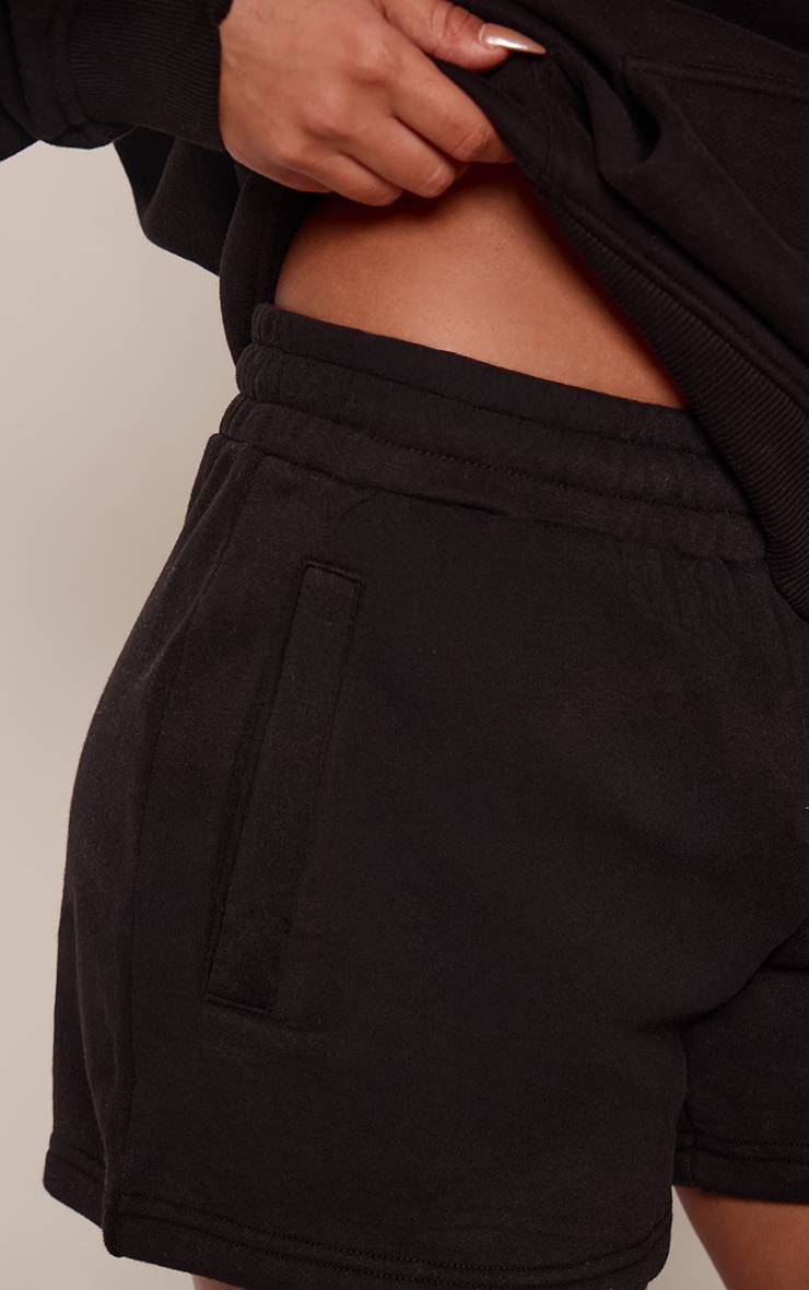 Noir Short Molleton Coton