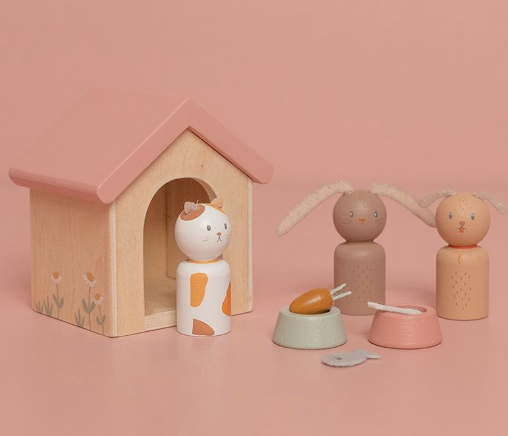 Little Dutch Little Dutch Aanvulset Poppenhuis Huisdieren