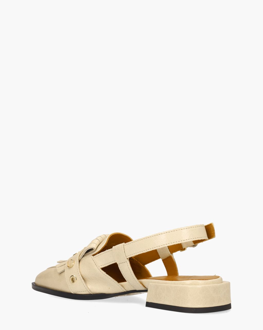 Via Vai Jazz Tammi Off-White Dames Slingbackloafers