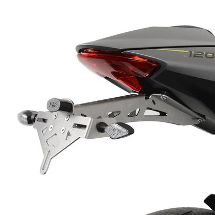Support de plaque R&G Racing argent