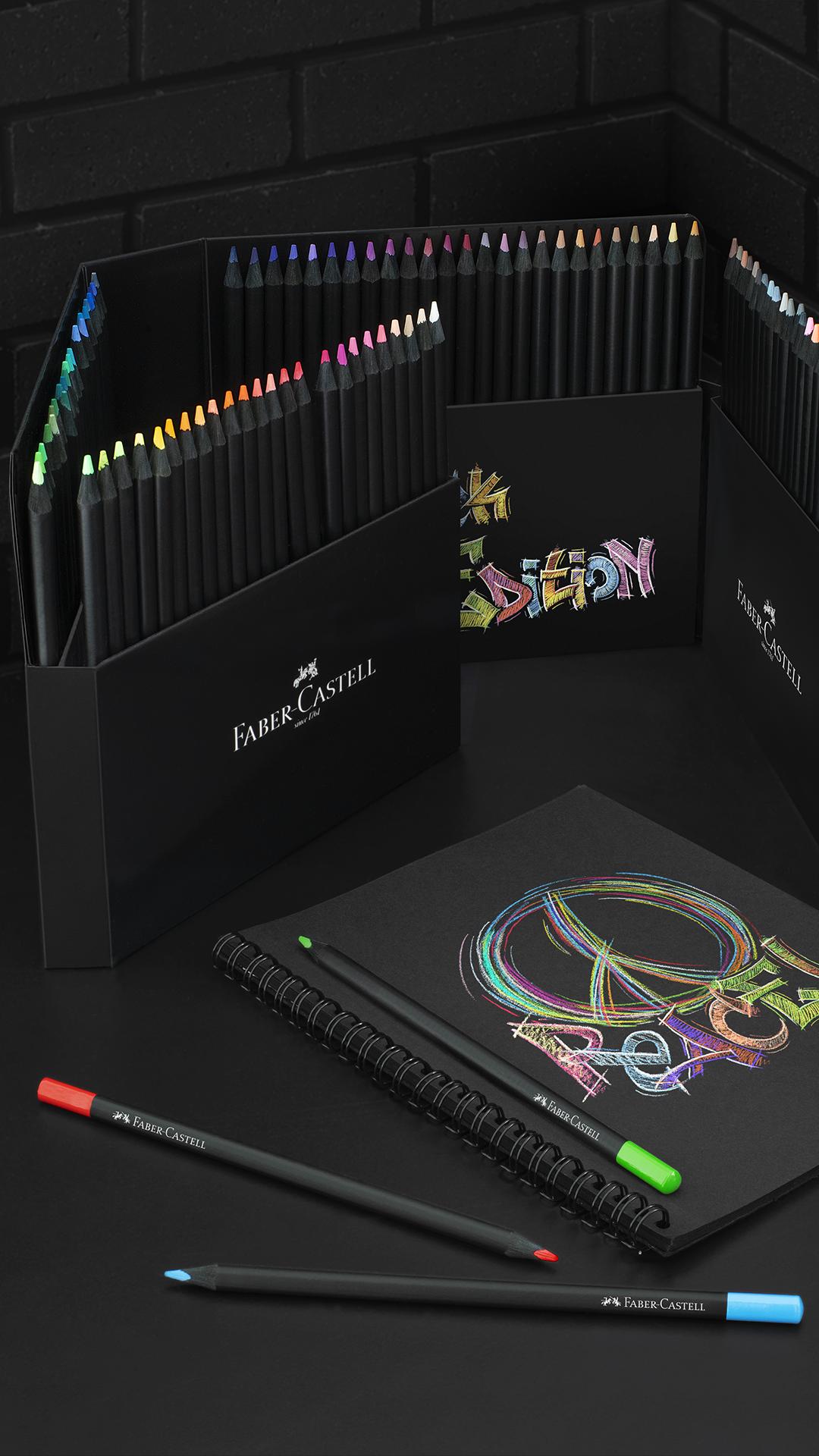 Faber-Castell - Farveblyanter Black Edition (100 stk)